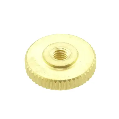 Matice rýhovaná DIN 467 mosaz M10