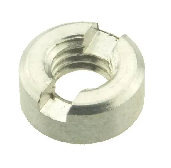 Matice kruhová s drážkou DIN 546 nerez A4 M6