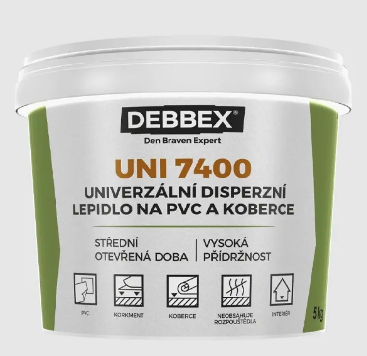 Univerzální disperzní lepidlo na PVC a koberce 14kg UNI 7400