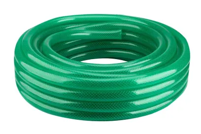 Hadice zahradní ROSA průhledná zelená 1" 15m