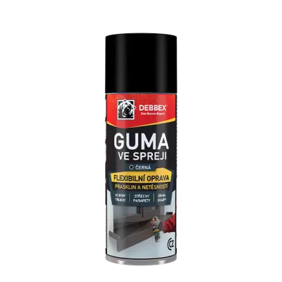 Guma ve spreji 400 ml aerosolový sprej černá