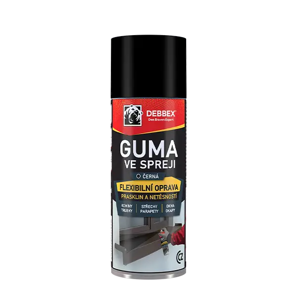 Guma ve spreji 400 ml aerosolový sprej černá