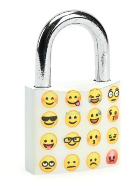 Visací zámek barevný EMOJI
