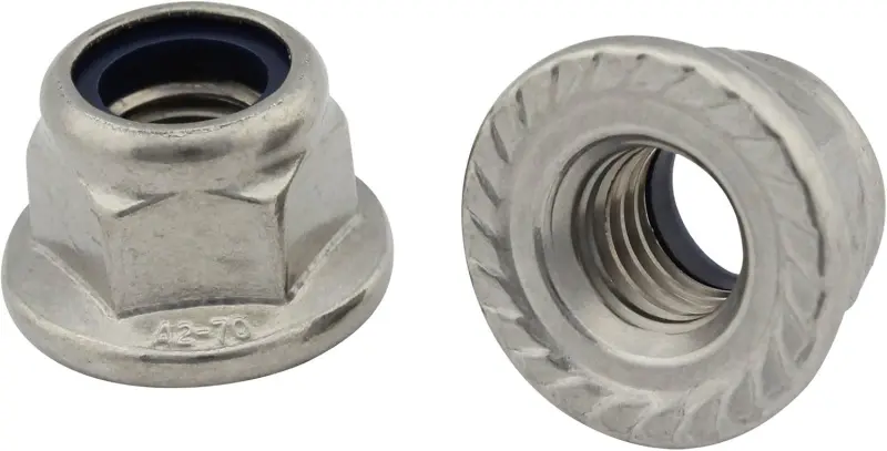 Matice DIN 6926 nerez A4 M5 s ozubením