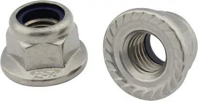 Matice DIN 6926 nerez A4 M6 s ozubením