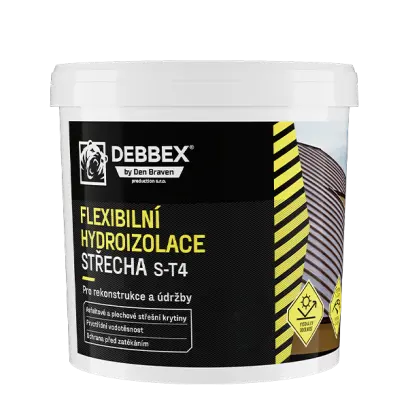 Flexibilní hydroizolace STŘECHA S-T4 5 kg kbelík šedá