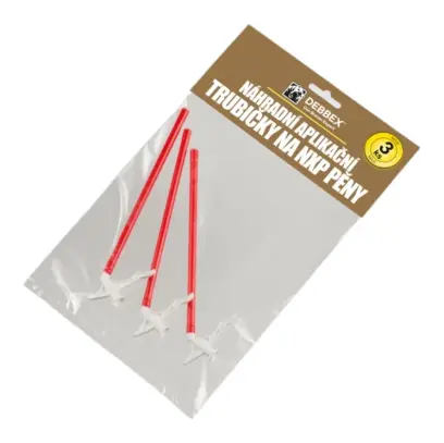 Náhradní aplikační trubičky pro NXP pěny Maxi - blistr 3 ks