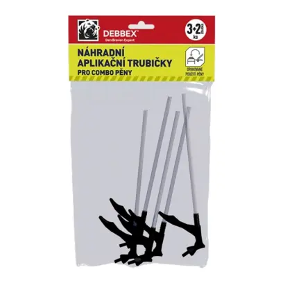 Náhradní aplikační trubičky pro COMBO pěny blistr 3+2 ks zdarma