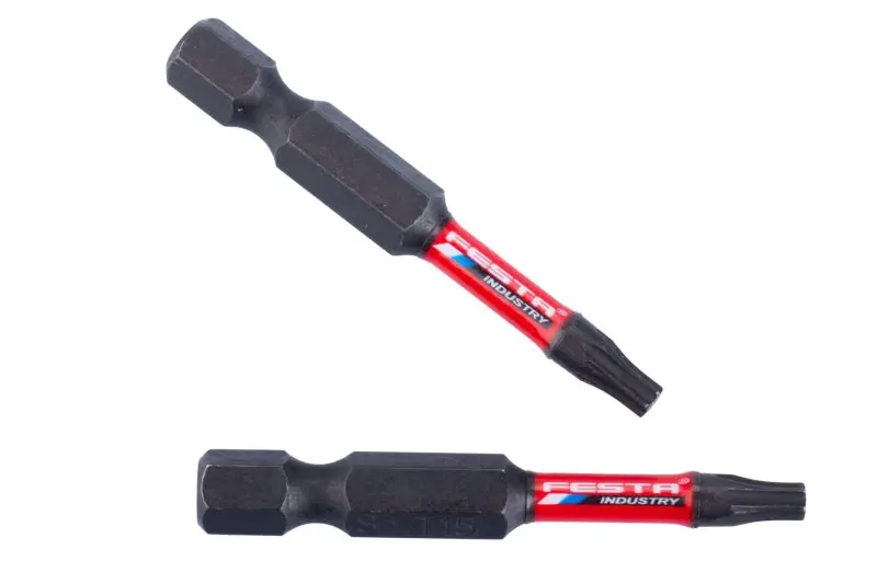 Torzní bit FESTA INDUSTRY T15 50mm S2 1/4" 2ks Torzní bit FESTA INDUSTRY T15 50mm S2 1/4" 2ks
