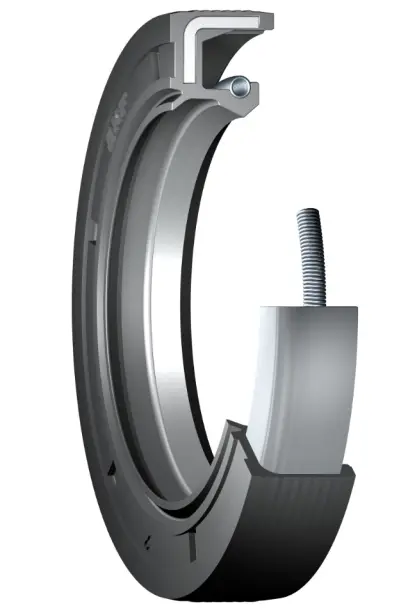 Gufero DIN 3760 WAS NBR 100x130/12 s prachovkou, pryžové