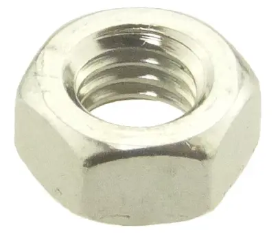 Matice DIN 934 mosaz/chrom M8