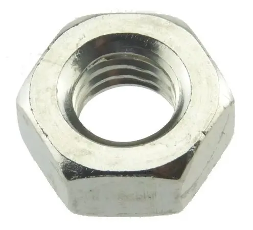 Matice DIN 934 mosaz/nikl M3,5 Matice DIN 934 mosaz/nikl M3,5