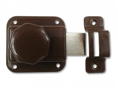 Zástrč lázeňská (šatní) HNĚDÁ