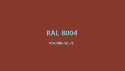 Šroub samovrtný 4,8x25mm + EPDM podložka, RAL 8004 Měděná hnědá