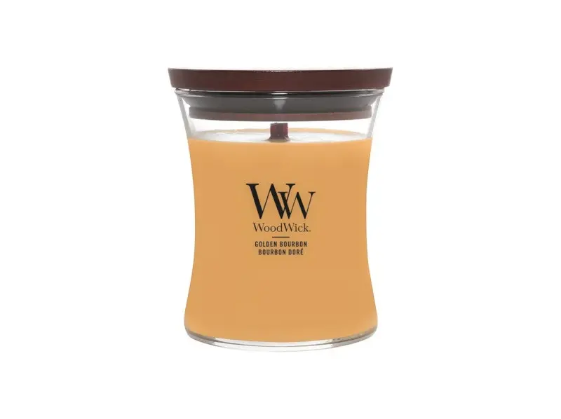WoodWick Golden Bourbon váza střední