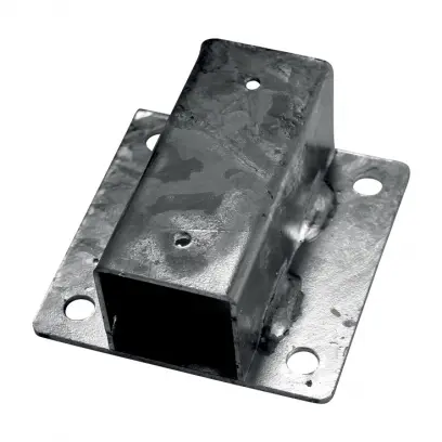 Patka Zn k montáži kulatého sloupku na zeď Ø 48 mm