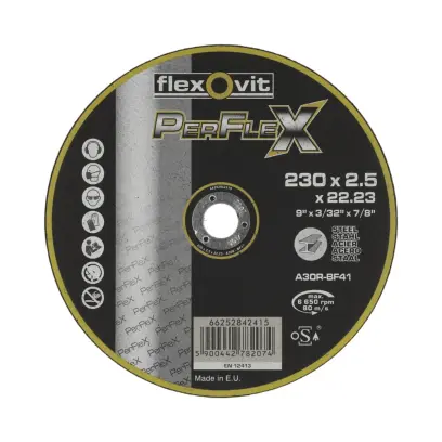 230x2.5x22.23 - T41 A30R Flexovit Perflex Metal