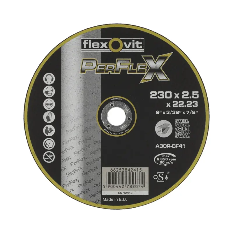 230x2.5x22.23 - T41 A30R Flexovit Perflex Metal