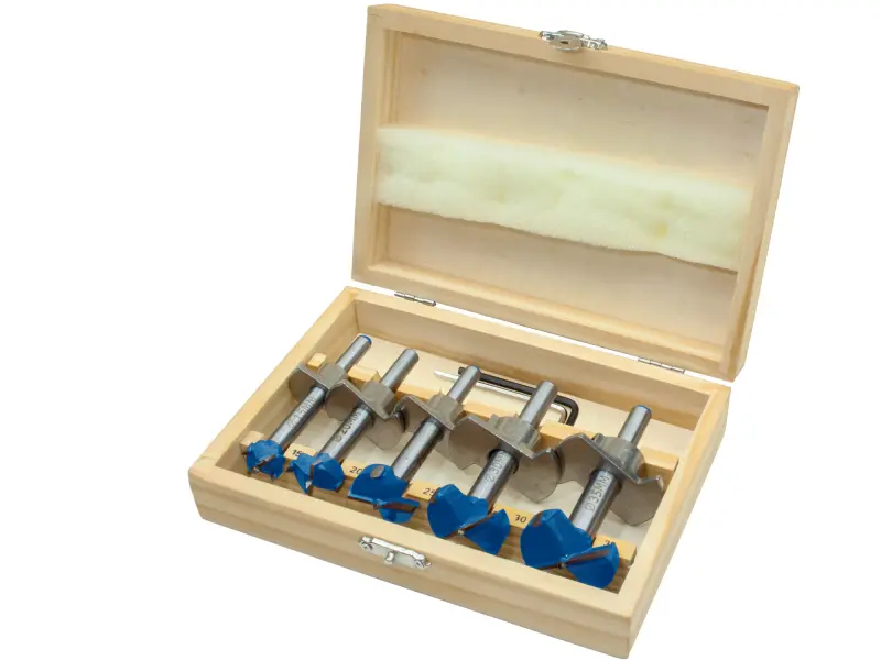 frézy-sukovníky, do dřeva s hloubk. dorazem, sada 5ks,, ⌀15-20-25-30-35mm