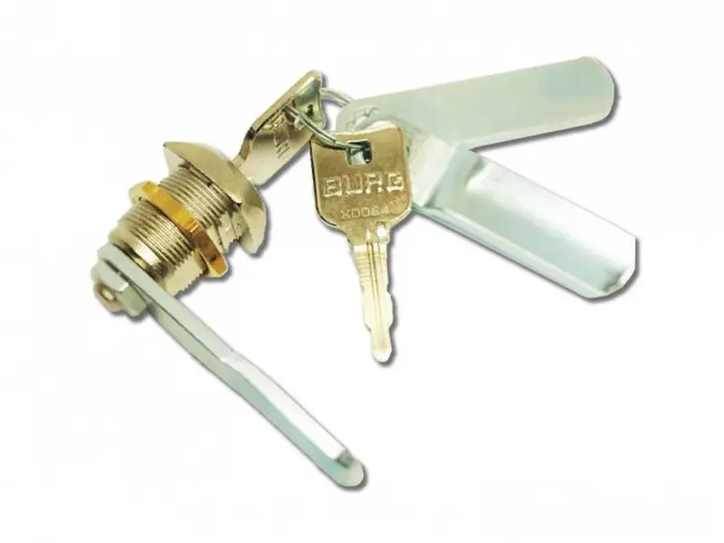 Zámek závorový nábytkové skříně BURG HDC420X různé klíče