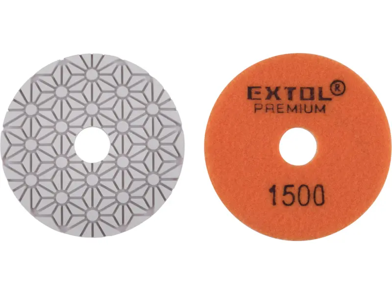 kotouč diamantový leštící na obklady, O100mm, P1500, suchý zip