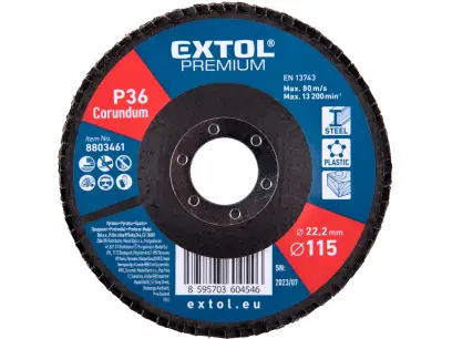 kotouč lamelový šikmý korundový, O115mm, P36