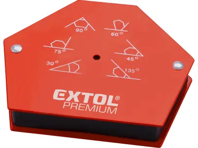 magnet-úhelník svařovací, 30°-45°-60°-75°-90°-135°, nosnost do 22kg