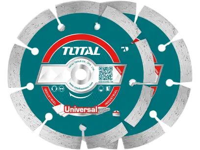 Kotouč diamantový řezný segmentový, suché i mokré řezání, 2ks