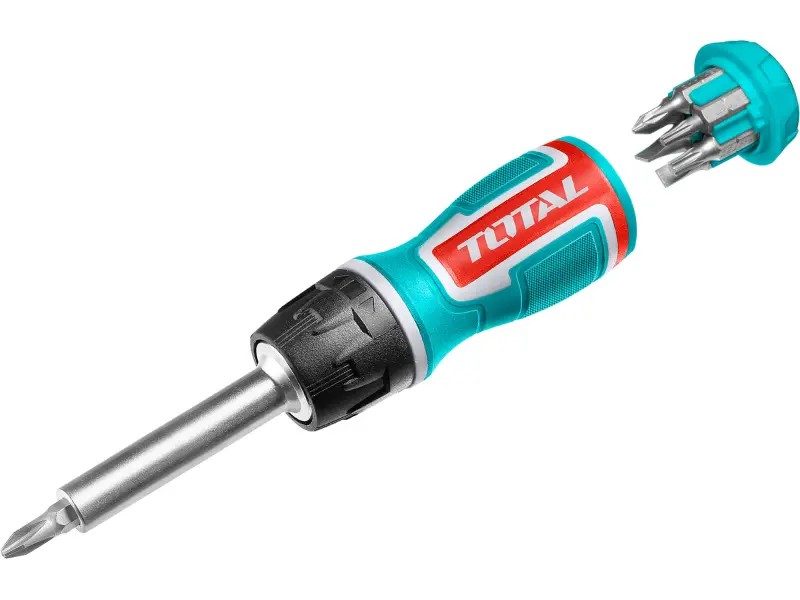 Šroubovák řáčnový, 8 v 1, CrV, industrial, CrV Šroubovák řáčnový, 8 v 1, CrV, industrial, CrV