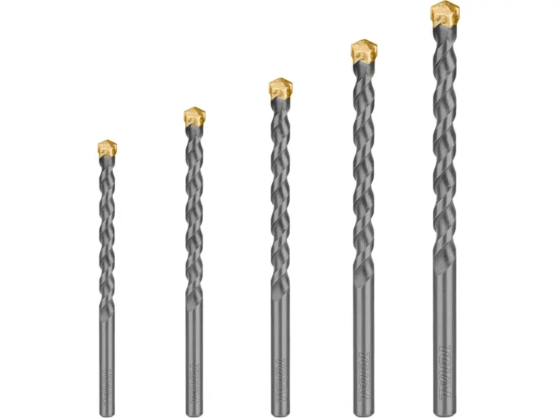 Vrtáky do zdiva sada 5ks, industrial