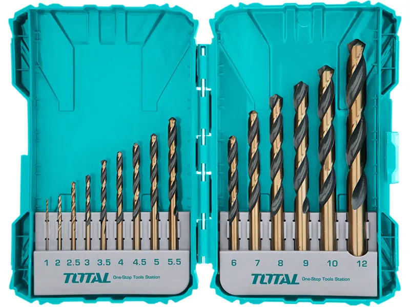 Vrtáky, sada 15ks, HSS