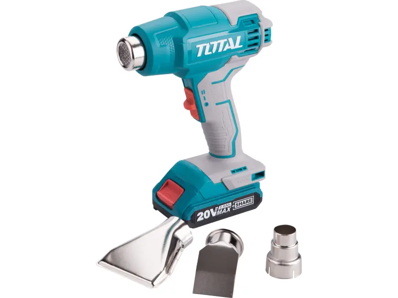 Pistole horkovzdušná AKU, 20V Li-ion, 2000mAh, industrial, bez baterie a nabíječky Pistole horkovzdušná AKU, 20V Li-ion, 2000mAh, industrial, bez baterie a nabíječky