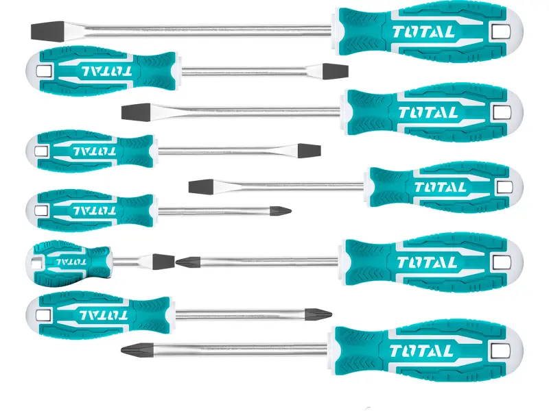 Šroubováky, sada 10ks, industrial, CrV