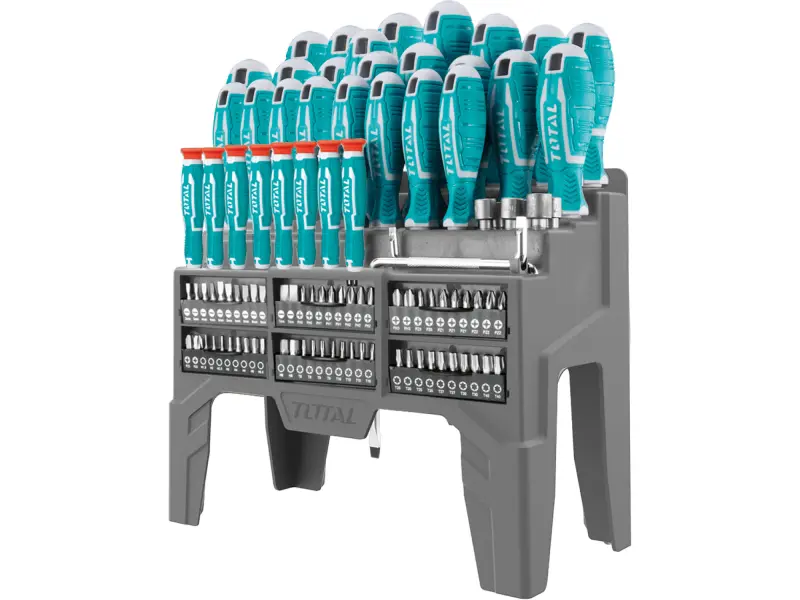 Šroubováky a hroty, sada 100ks, CrV. Šroubováky a hroty, sada 100ks, CrV.