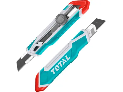 Nůž ulamovací s kovovou výztuhou a kolečkem, 18mm