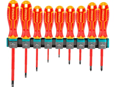 Šroubováky elektrikářské 1000V, VDE, sada 9ks, industrial