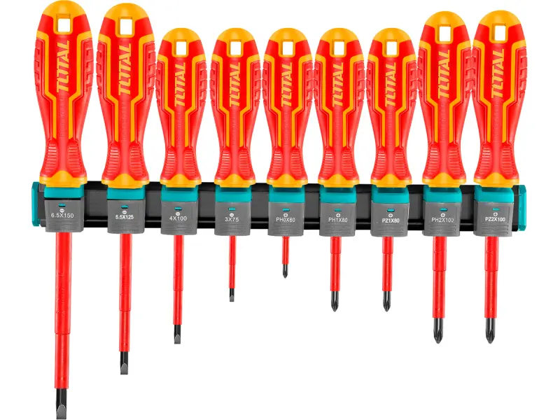 Šroubováky elektrikářské 1000V, VDE, sada 9ks, industrial