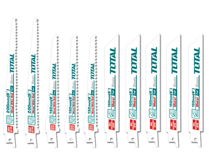 Sada řezacích plátků, 10ks, BiMetal