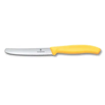 Nůž na rajčata Victorinox Swiss Classic 11 cm žlutý