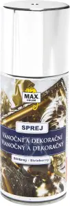 Max Color stříbrná dekorační barva ve spreji, 150 ml