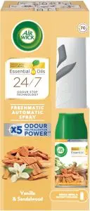 Air Wick FreshMatic Vanilka a Santalové dřevo strojek a náplň, 250 ml Air Wick FreshMatic Vanilka a Santalové dřevo strojek a náplň, 250 ml