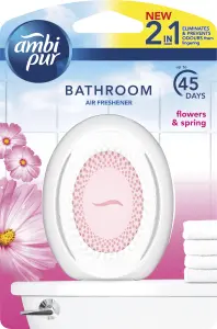 Ambi Pur osvěžovač vzduchu do koupelny Merlion Flower & Spring, 75 ml