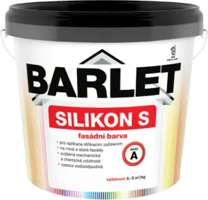 BARLET SILIKON S fasádní barva silikonová A bílý, 20 kg