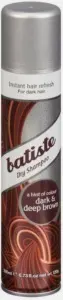 Batiste Dark & Deep Brown suchý šampon na vlasy pro tmavé vlasy 200 ml