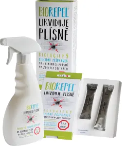 BIOREPEL chytrá houba proti plísním na zdivo a omítky, 0,5 l + 1 g + 2 g