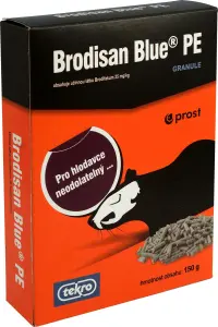 Brodisan Blue PE granule k hubení hlodavců, 150 g