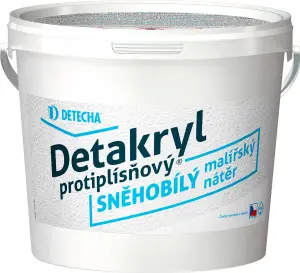 Detakryl protiplísňová sněhobílá malířská barva, 5 kg