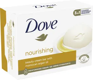 Dove tuhé mýdlo Nourishing s arganovým olejem, 90 g