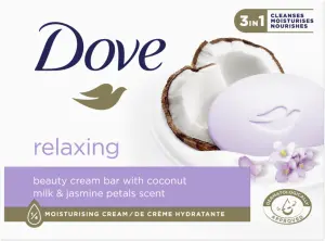 Dove tuhé mýdlo Relaxing kokos a jasmín, 90 g