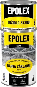 EPOLEX S2300 barva základní na kov, šedý mat + Epolex S7300 tužidlo, sada 1,18 kg